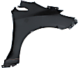Front, Driver Side Fender, Without Rocker Molding Holes