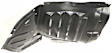 Front, Passenger Side, Front Section Fender Liner