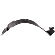 Front, Driver Side, Rear Section Fender Liner, Base Model, Coupe, With Sport Package