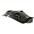  Front, Passenger Side, Front Section Fender Liner, Coupe/Sedan