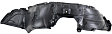 Front, Passenger Side Fender Liner, Mazdaspeed Model, 4 Cyl., 2.3L Engine