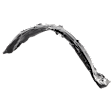  Front, Passenger Side Fender Liner, Inner Panel