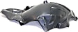 Front, Passenger Side, Front Section Fender Liner, Sedan/Wagon