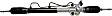 Steering Rack, Hydraulic, For Vehicles with Hydraulic Power Steering