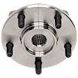 Front, Driver or Passenger Side Wheel Hub, 5 Lugs, With Bearing
