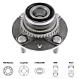 1992 Mazda Miata - Front, Driver or Passenger Side Wheel Hub, 4-Wheel ABS, 4 Lugs, With Bearing