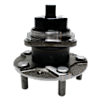 Front, Driver or Passenger Side Wheel Hub, With Bearing, With Sensor, 5 x 4.5 in. Bolt Pattern, 2 Cyl., 1.3L Engine, RWD