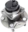 Front, Driver or Passenger Side Wheel Hub, With Bearing, With Sensor, 5 x 4.5 in. Bolt Pattern, 2 Cyl., 1.3L Engine, RWD