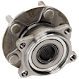 Rear, Driver or Passenger Side Wheel Hub, With Bearing, 5 x 4.5 in. Bolt Pattern, 6 Cyl., 3.8L Engine