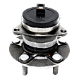 Rear, Driver or Passenger Side Wheel Hub, With Bearing, With Sensor, 5 x 4.5 in. Bolt Pattern, FWD