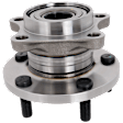 Rear, Driver or Passenger Side Wheel Hub, With Bearing, 5 x 4.5 in. Bolt Pattern, AWD