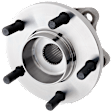 Rear, Driver or Passenger Side Wheel Hub, With Bearing, 5 x 4.5 in. Bolt Pattern, AWD
