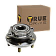 Front, Driver or Passenger Side Wheel Hub, with Bearing, FWD