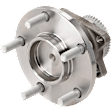 Rear, Driver or Passenger Side Wheel Hub, with Bearing, 4-Wheel ABS