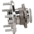 Rear, Driver or Passenger Side Wheel Hub, with Bearing, 4-Wheel ABS