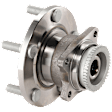 Rear, Driver or Passenger Side Wheel Hub, with Bearing, 4-Wheel ABS