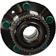 Rear, Driver or Passenger Side Wheel Hub, with Bearing, with Rear Disc Brake