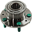 Rear, Driver or Passenger Side Wheel Hub, with Bearing, with Rear Disc Brake