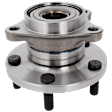 Rear, Driver or Passenger Side Wheel Hub, With Bearing, 5 x 4.5 in. Bolt Pattern, AWD