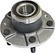 Rear, Driver or Passenger Side Wheel Hub, With Bearing, 5 x 4.5 in. Bolt Pattern