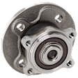 Rear, Driver or Passenger Side Wheel Hub, With Bearing, 4 x 3.94 in. Bolt Pattern, 4 Cyl., 1.6L Engine