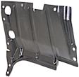 Driver Side Engine Splash Shield, Engine Under Cover, Center Section