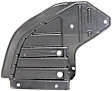 Front, Driver Side Engine Splash Shield, Engine Under Cover, Front Section