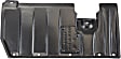 Rear, Passenger Side Engine Splash Shield, Floor Under Cover