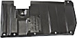 Rear, Passenger Side Engine Splash Shield, Floor Under Cover