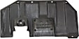 Rear, Driver Side Engine Splash Shield, Floor Under Cover