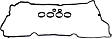 Valve Cover Gasket, 4 Cyl., 1.6L Engine, Rubber Material, Includes Spark Plug Tube Seals