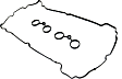 Valve Cover Gasket, 4 Cyl., 1.6L Engine