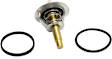 Thermostat, Stainless Steel, 4 Cyl., 1.8L Engine, GAS, Temperature 194 Degrees, With Seal Included