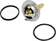 Thermostat, Stainless Steel, 4 Cyl., 1.8L Engine, GAS, Temperature 194 Degrees, With Seal Included