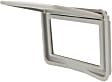 Sun Visor Vanity Mirror Flip Up Door - Gray, Direct Fit