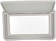 Sun Visor Vanity Mirror Flip Up Door - Gray, Direct Fit