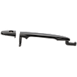 2011 Mitsubishi Outlander ES - Front, Driver Side Primed Exterior Door Handle, With Key Hole