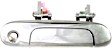 Front, Passenger Side Chrome Exterior Door Handle, With Key Hole