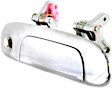 Front, Passenger Side Chrome Exterior Door Handle, With Key Hole