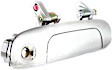 Front, Passenger Side Chrome Exterior Door Handle, With Key Hole