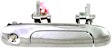 Front, Passenger Side Chrome Exterior Door Handle, With Key Hole