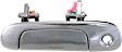 Front, Driver Side Chrome Exterior Door Handle, With Key Hole