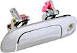 Front, Driver Side Chrome Exterior Door Handle, With Key Hole