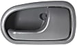 Front Or Rear, Passenger Side Gray Interior Door Handle, Without Door Lock Hole