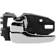 Front Or Rear, Driver Side Chrome Interior Door Handle