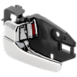 Front Or Rear, Driver Side Chrome Interior Door Handle