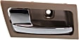 2003 Ford Crown Victoria - Front or Rear, Driver Side Brown bezel with chrome lever Interior Door Handle, Without Door Lock Hole, 4-Door, Sedan