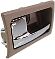 2003 Ford Crown Victoria - Front or Rear, Driver Side Brown bezel with chrome lever Interior Door Handle, Without Door Lock Hole, 4-Door, Sedan