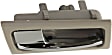2003-2011 Mercury Grand Marquis - Front or Rear, Driver Side Interior Door Handle, Gray Bezel with Chrome Lever, Without Door Lock Hole, 8 Cyl., 4.6L Engine