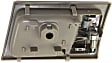 2003-2011 Mercury Grand Marquis - Front or Rear, Driver Side Interior Door Handle, Gray Bezel with Chrome Lever, Without Door Lock Hole, 8 Cyl., 4.6L Engine